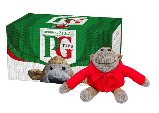 PG Tips 210 Knitted Pack & Limited Edition Knitted Monkey